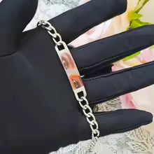 Engraved Photo Bracelet